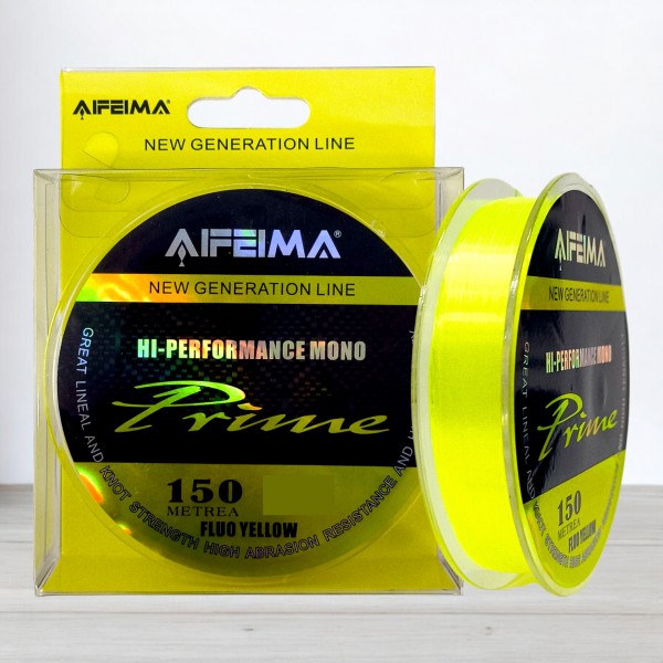 Волосінь Feima Prime Fluo Yellow, 150м, 0,35мм